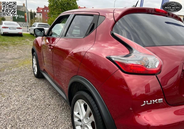 Nissan Juke cena 48500 przebieg: 144000, rok produkcji 2015 z Radymno małe 781